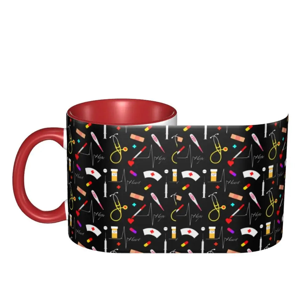 Pink Nurse Coffee Mug