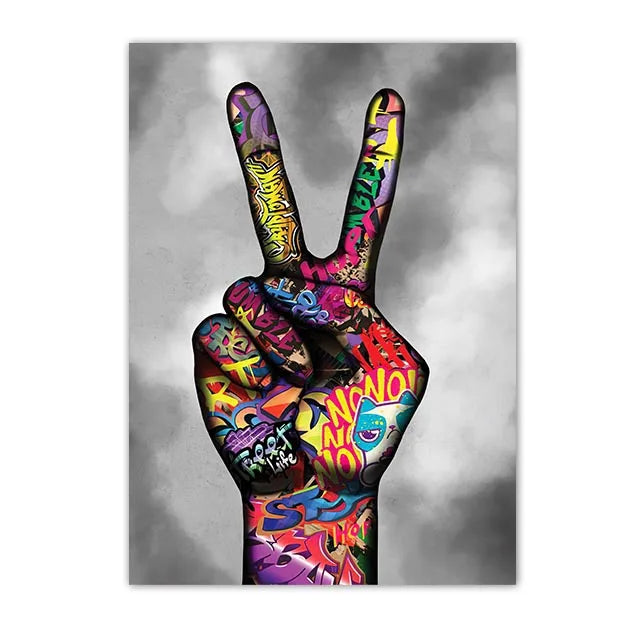 Pop Graffiti Canvas Print