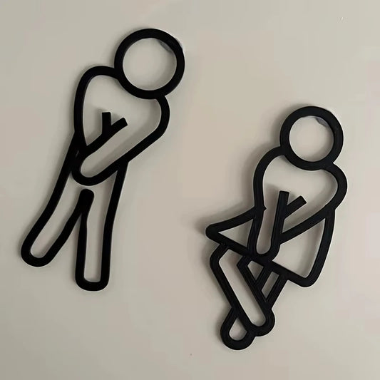 Funny Restroom Door Signs
