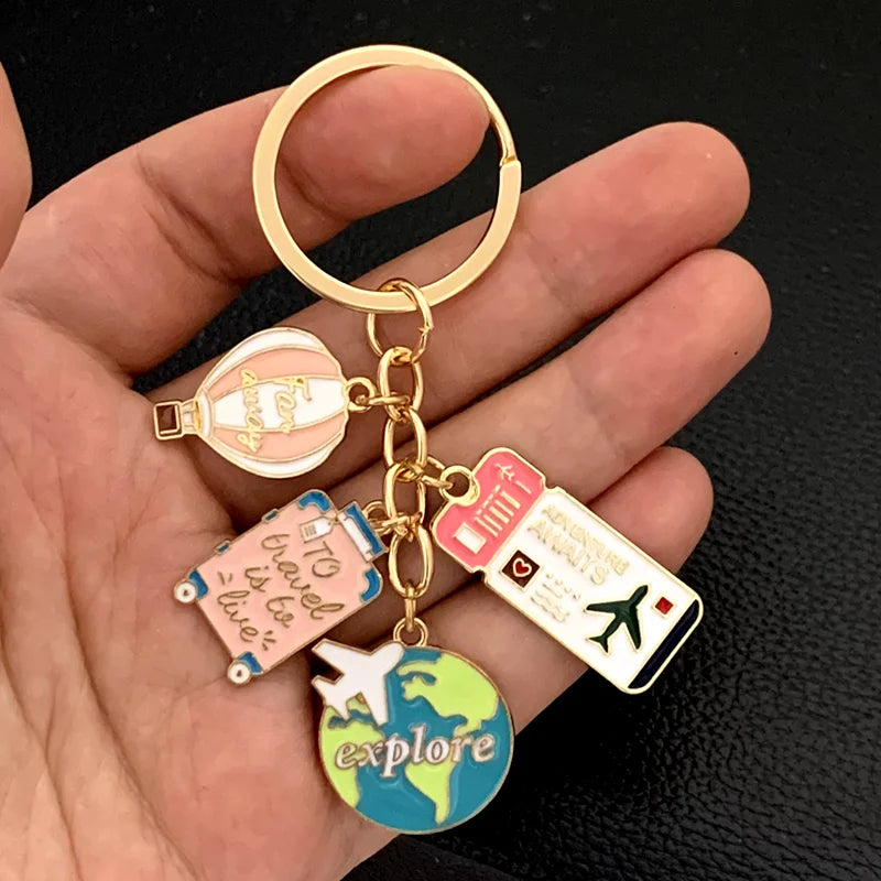 Travel Enamel Keyring