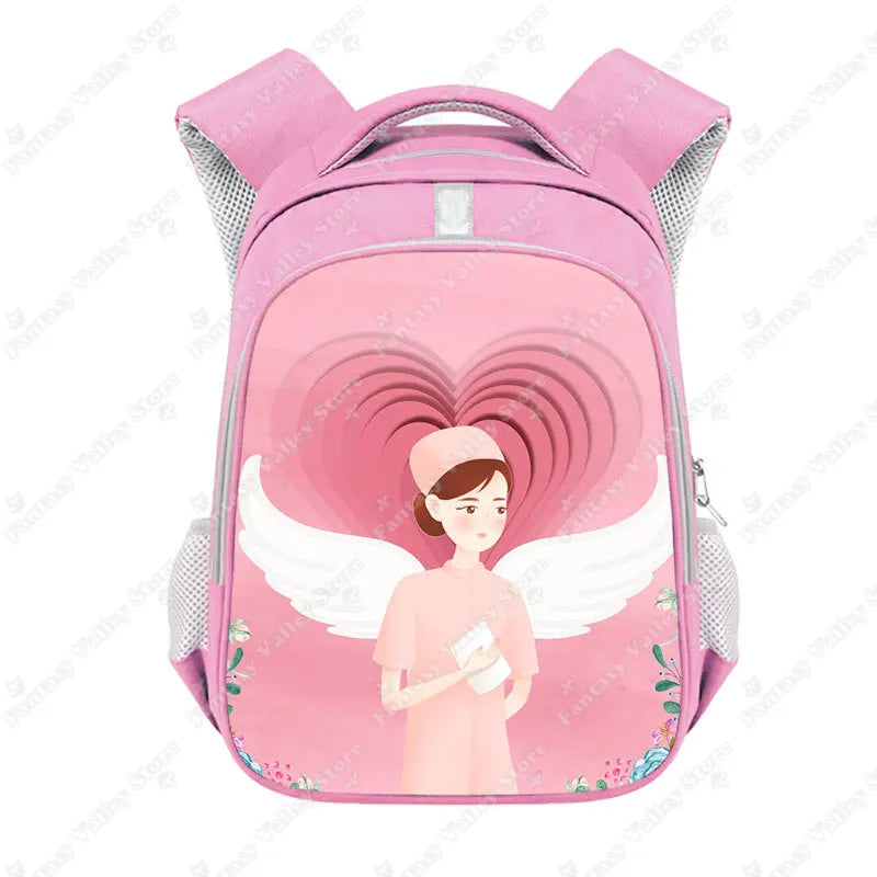 ECG Print School Backpack