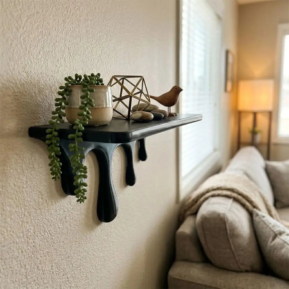 Drip Melt Floating Shelf