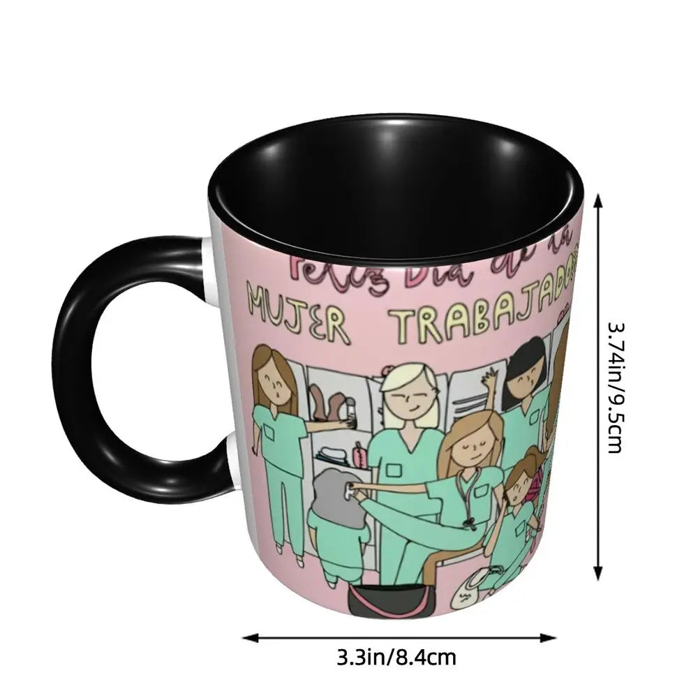 Pink Nurse Coffee Mug