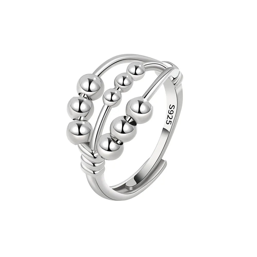 Anti-Stress Spinning Knuckle Ring