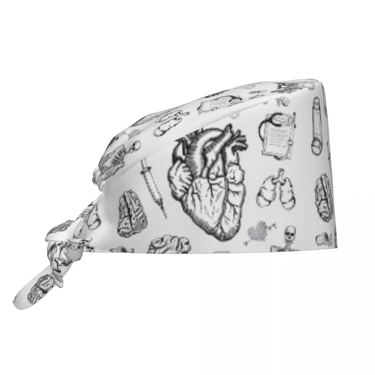 Anatomy Print Nursing Work Cap