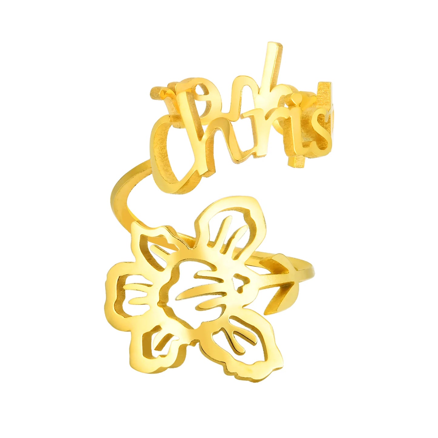 Birthflower Stethoscope Name Tag