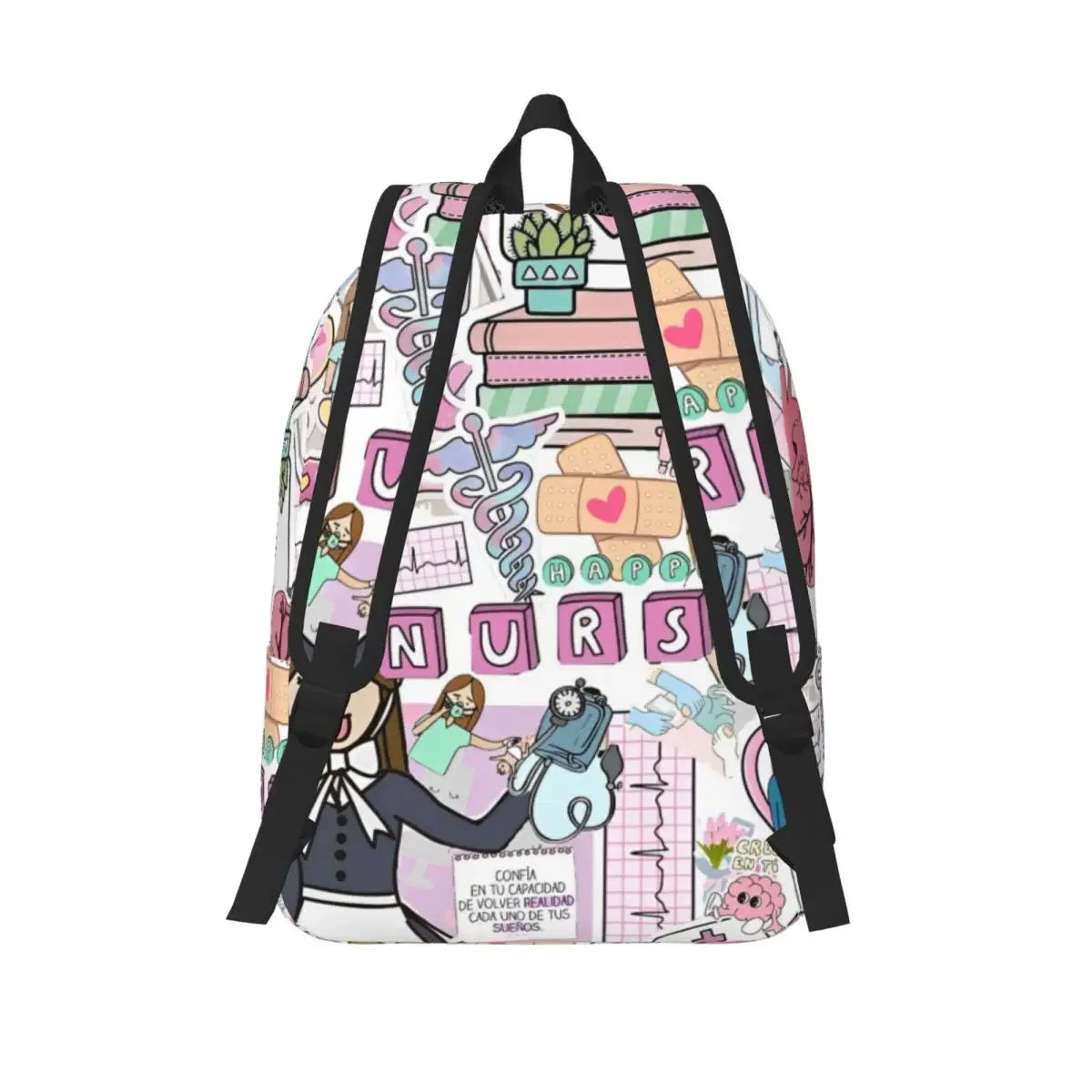 Nurse Pattern College Backpack