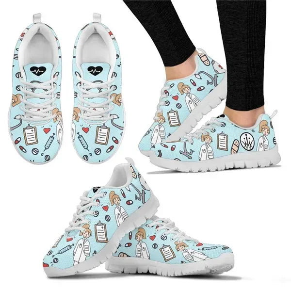 Physio Print Mesh Flats