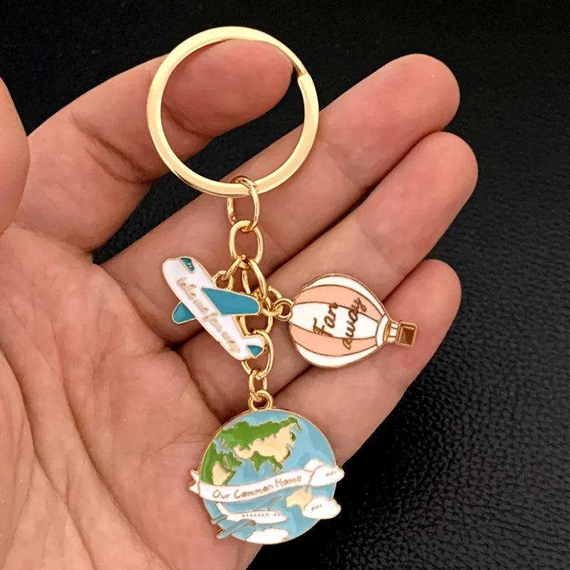 Travel Enamel Keyring