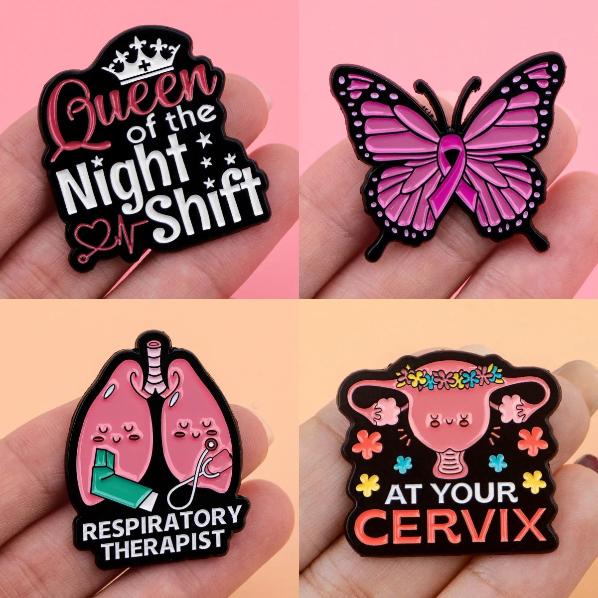 Uterus Enamel Pin