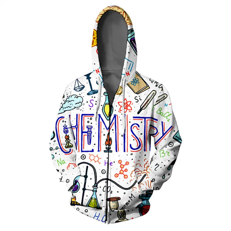 Science Formula Zip Hoodie