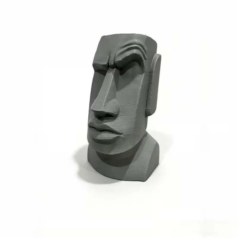 Raised Eyebrow Moai Statue