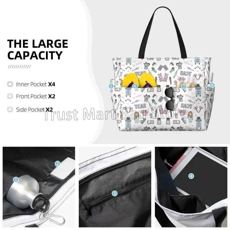 Extra Large Nurse Beach Tote