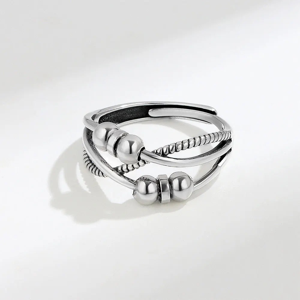 Anti-Stress Spinning Knuckle Ring