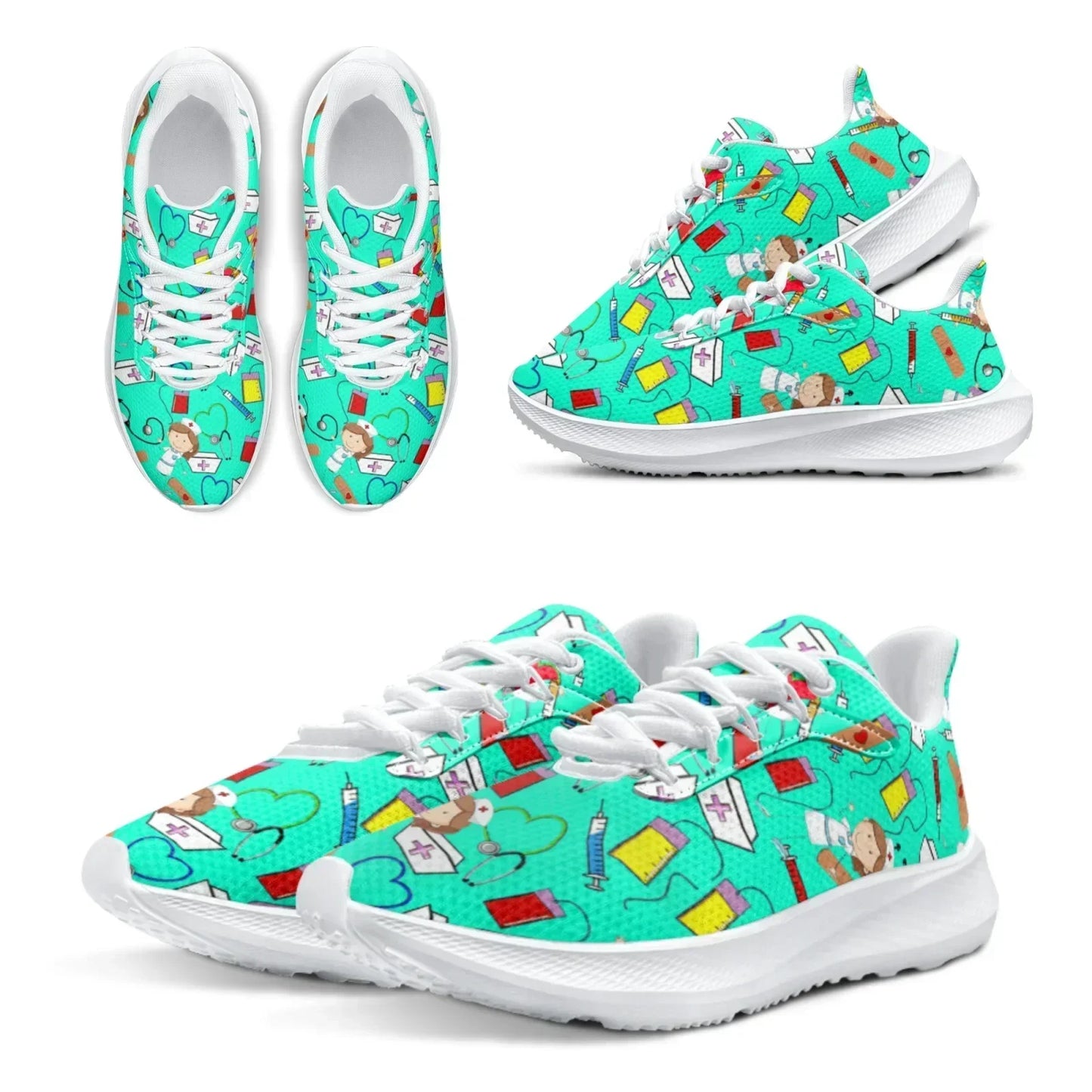 Medical Print Running Shoes