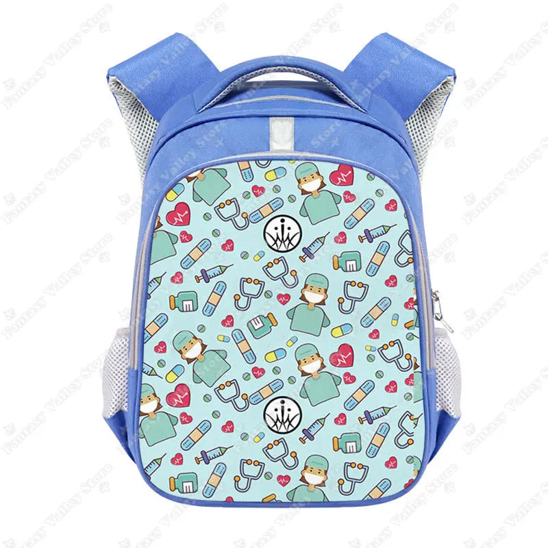 ECG Print School Backpack