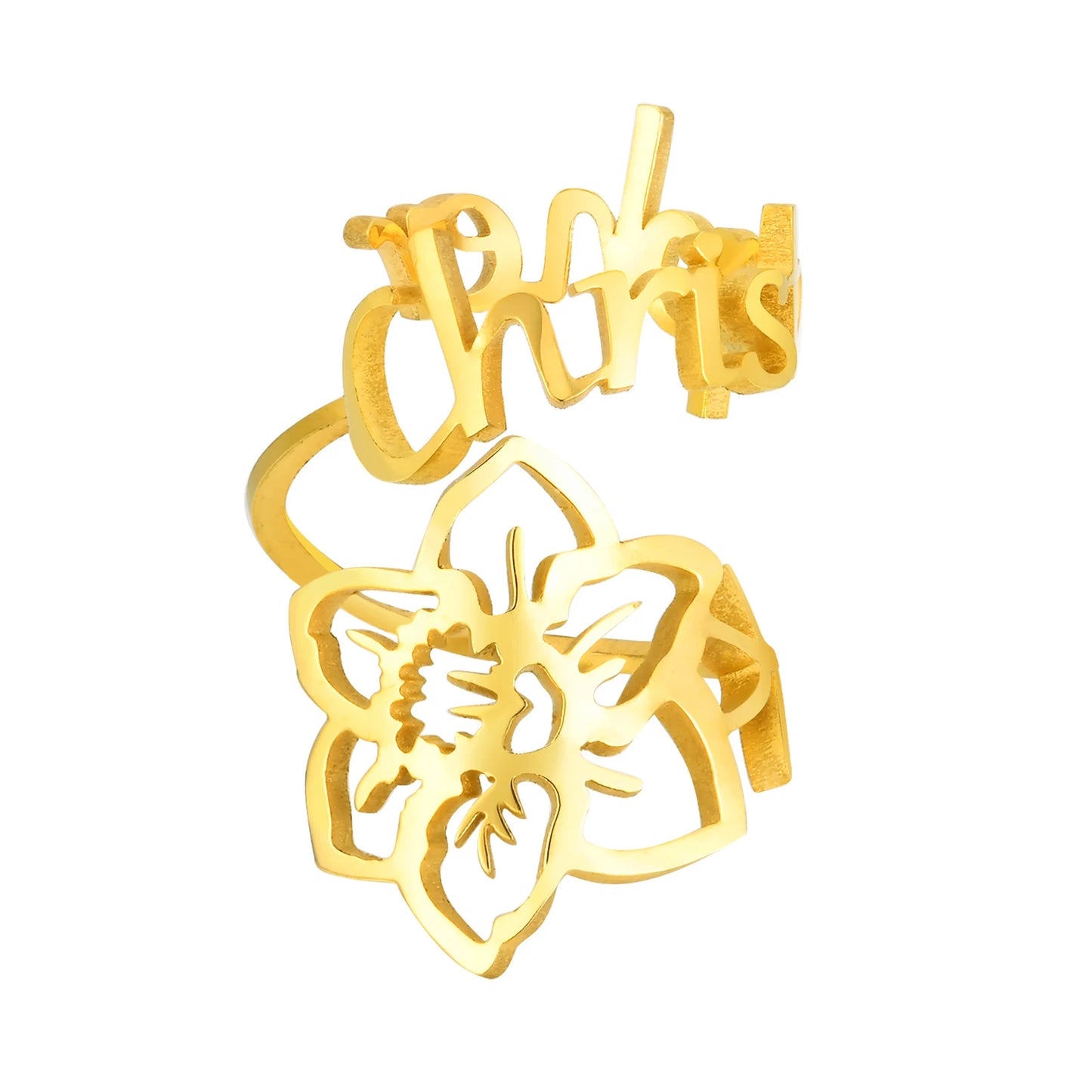 Birthflower Stethoscope Name Tag
