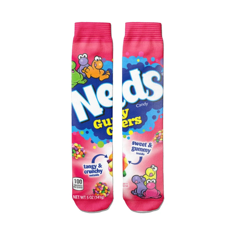 Potato Chip Print Socks