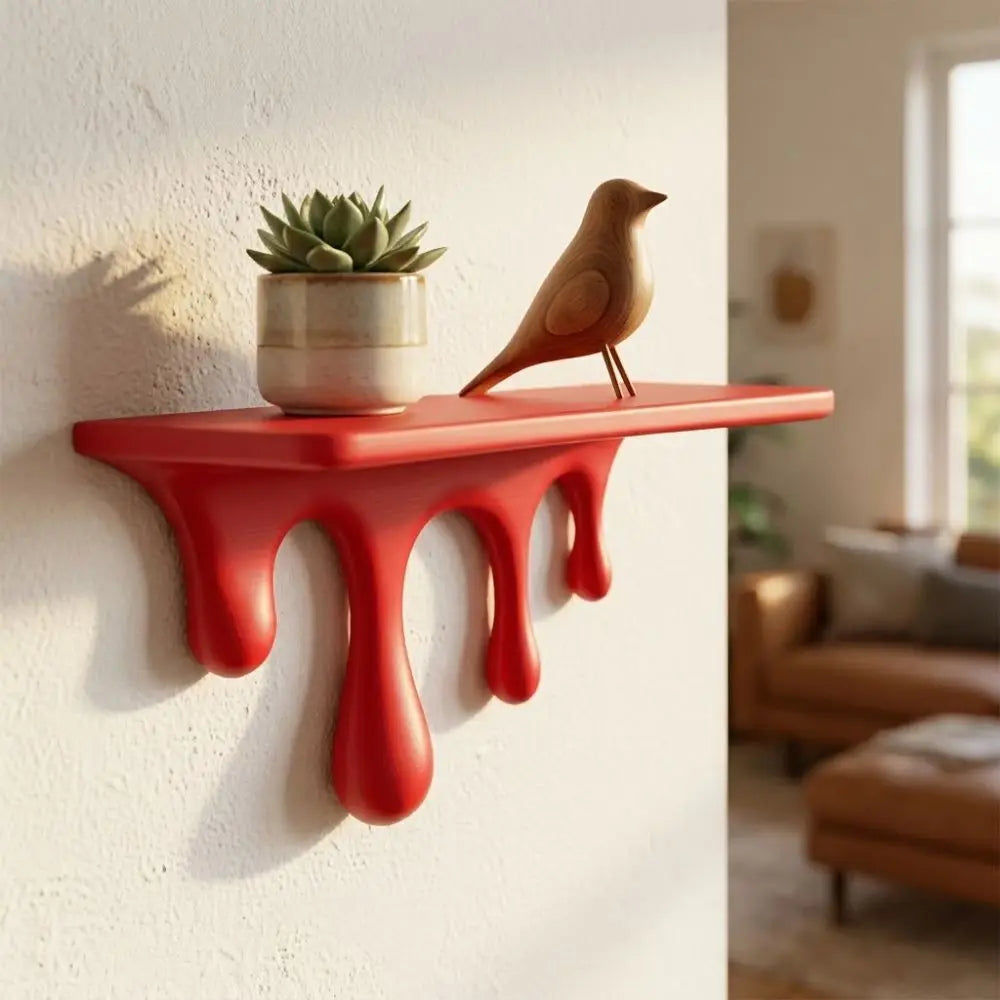 Melting Drip Wall Shelf