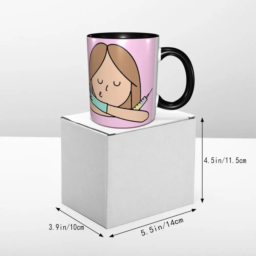 Pink Nurse Coffee Mug