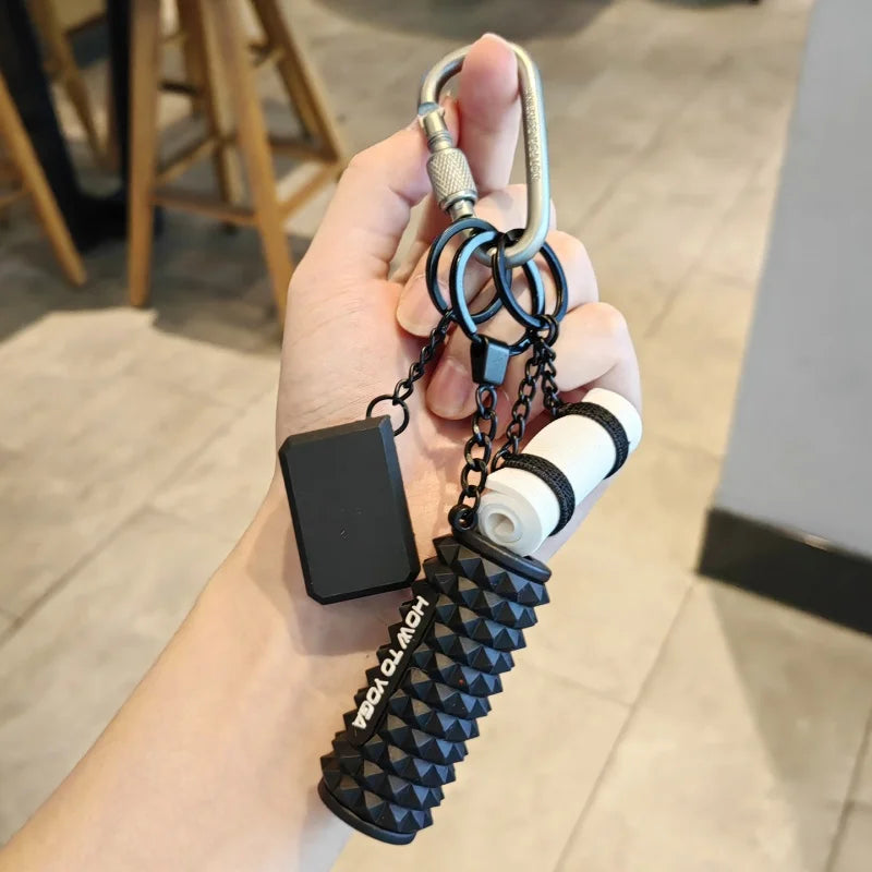 Mini Yoga Mat Keyring