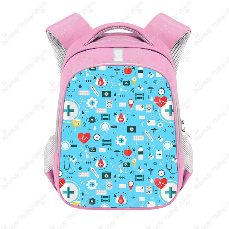 ECG Print School Backpack