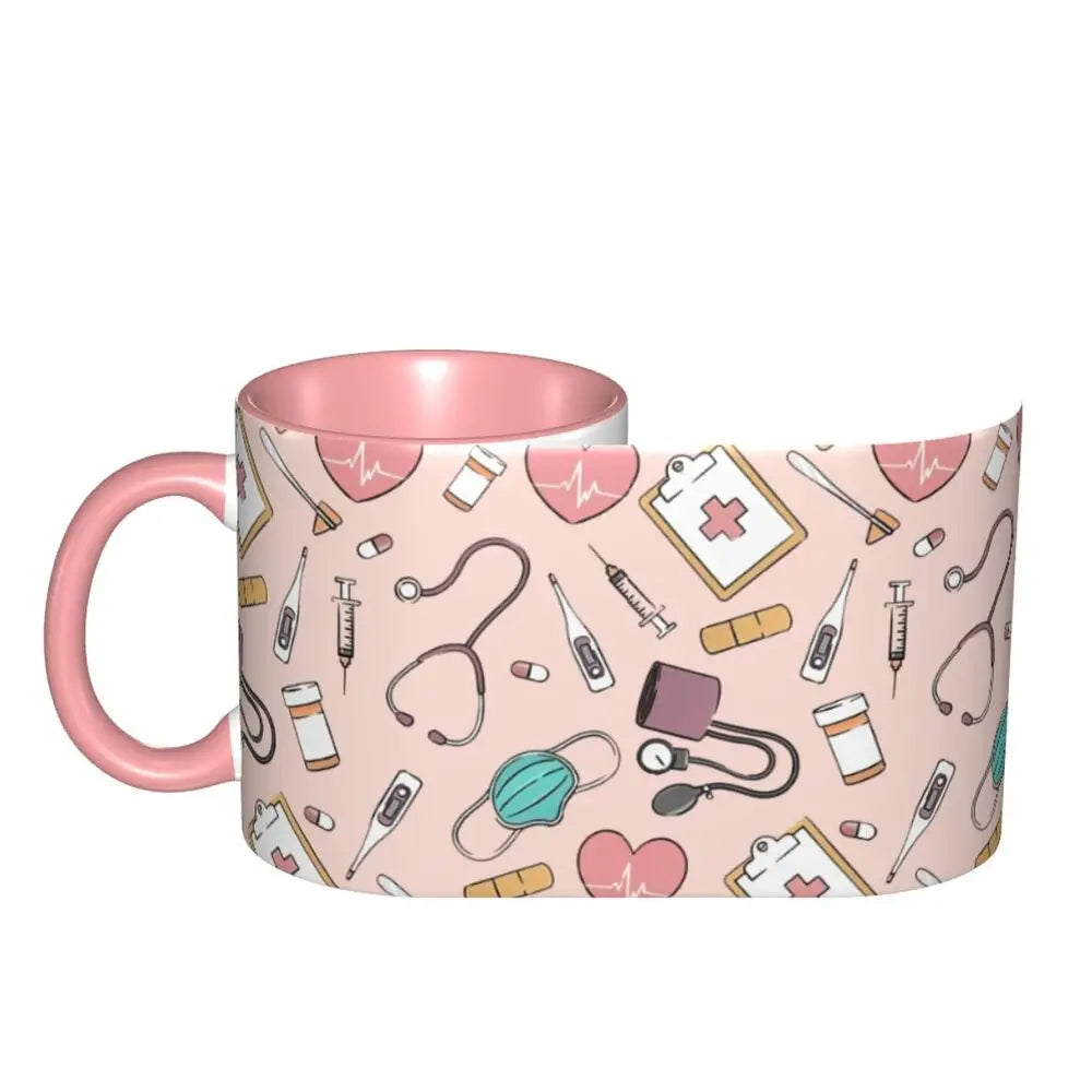 Pink Nurse Coffee Mug