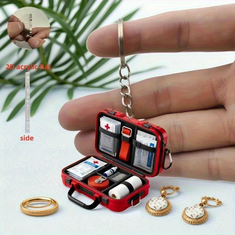 First Aid Kit Keychain