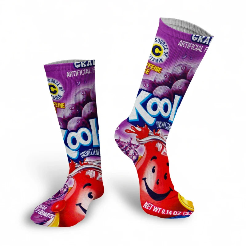 Potato Chip Print Socks