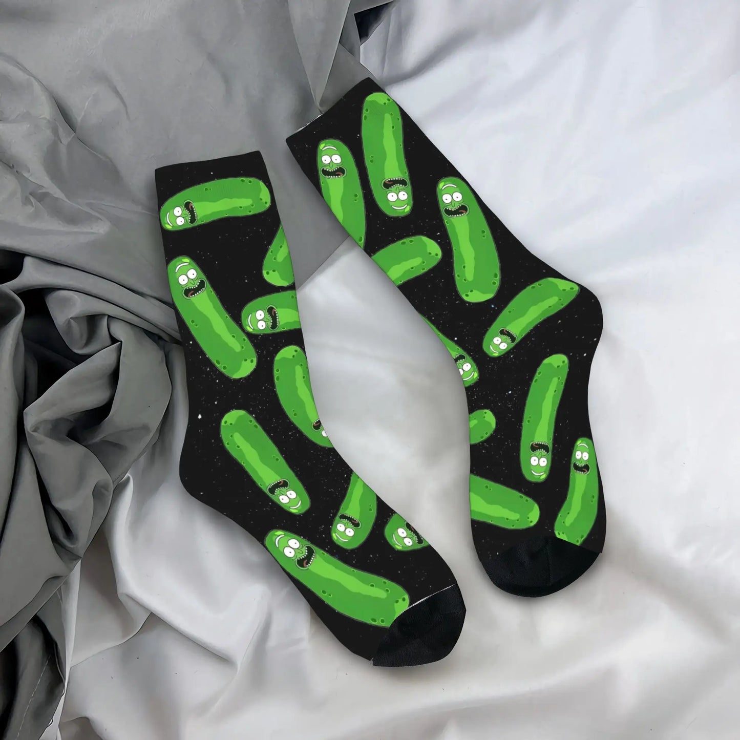 Cucumber Print Novelty Socks