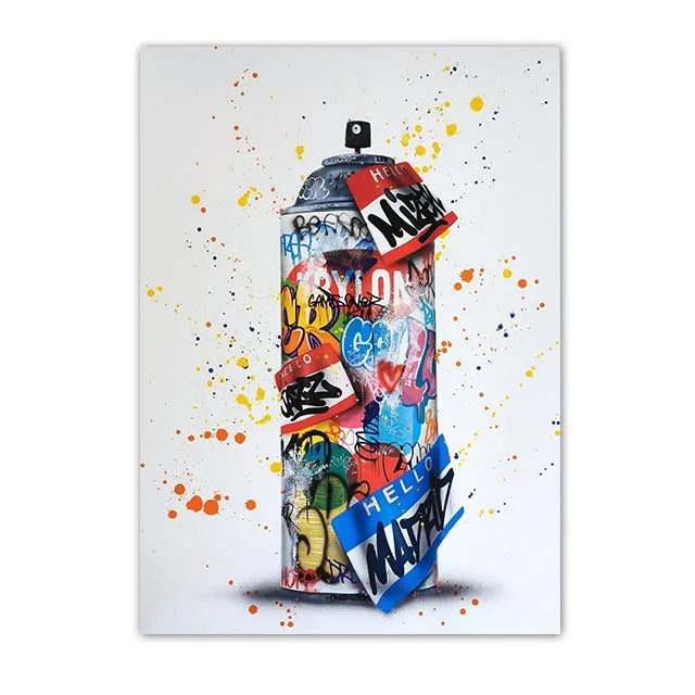Pop Graffiti Canvas Print