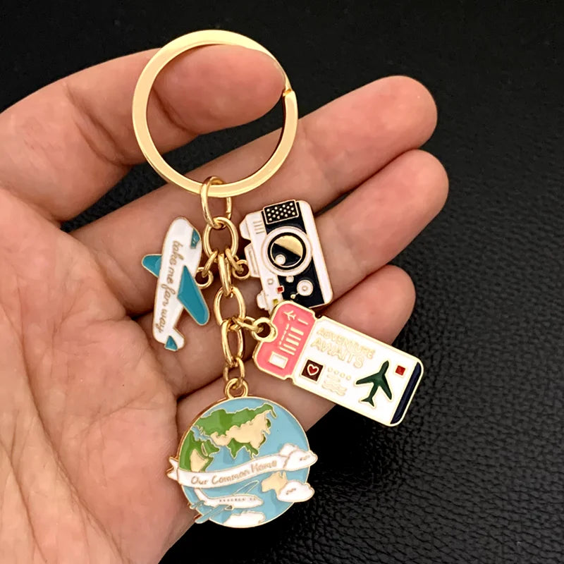 Travel Enamel Keyring