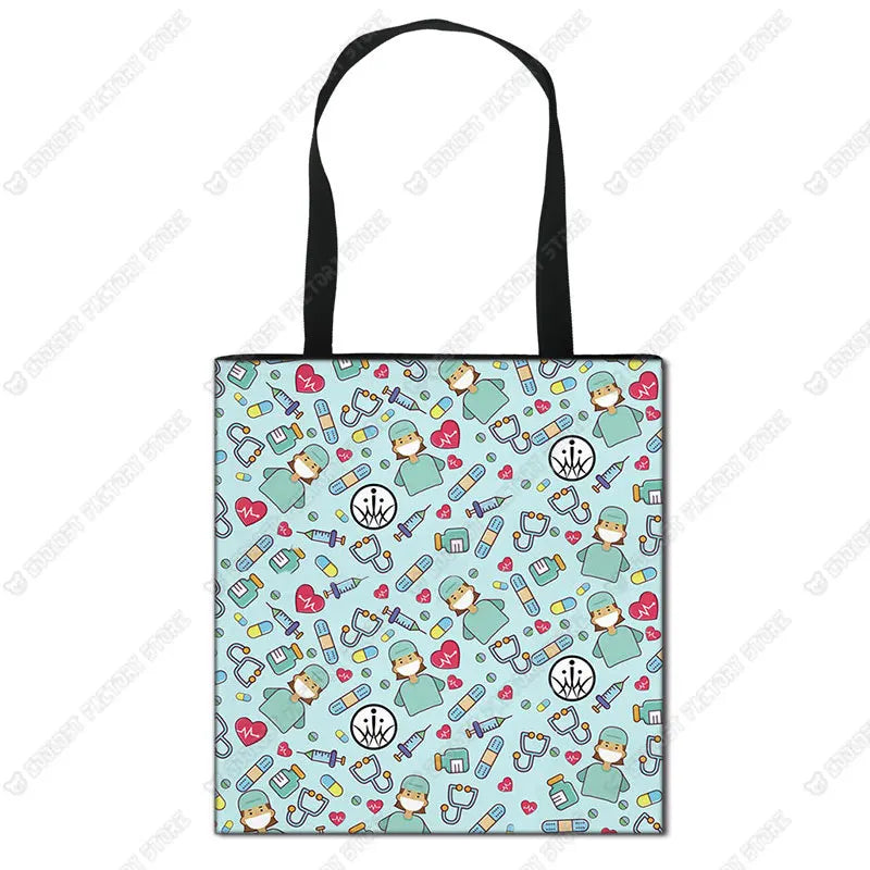 Nurse Angel Canvas Tote