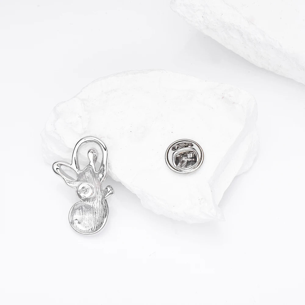 Cochlear Ear Anatomy Brooch Pin