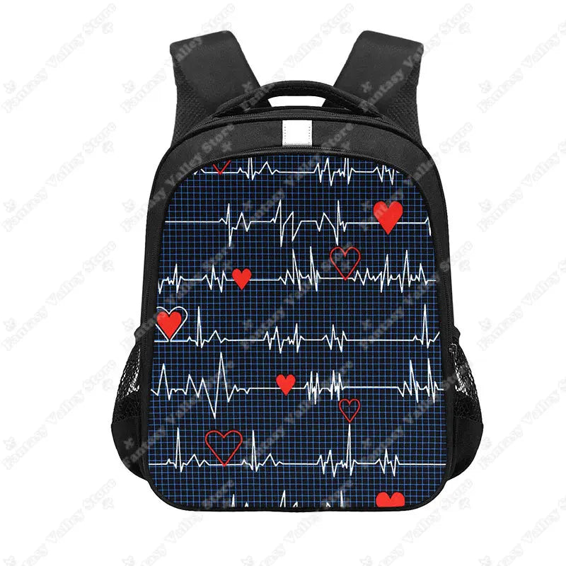 ECG Print School Backpack