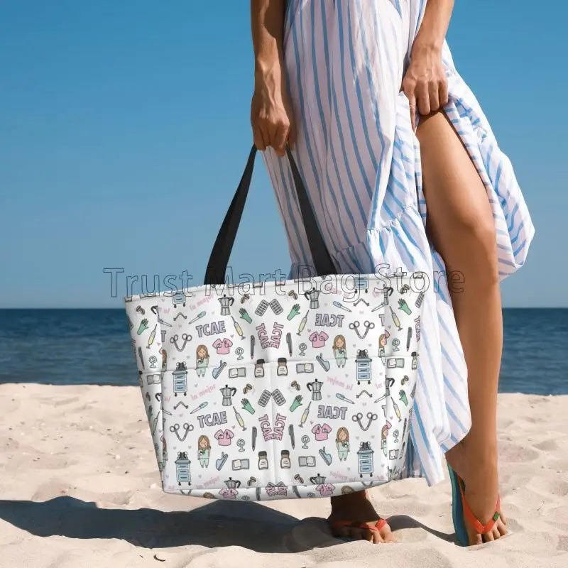 Extra Large Nurse Beach Tote