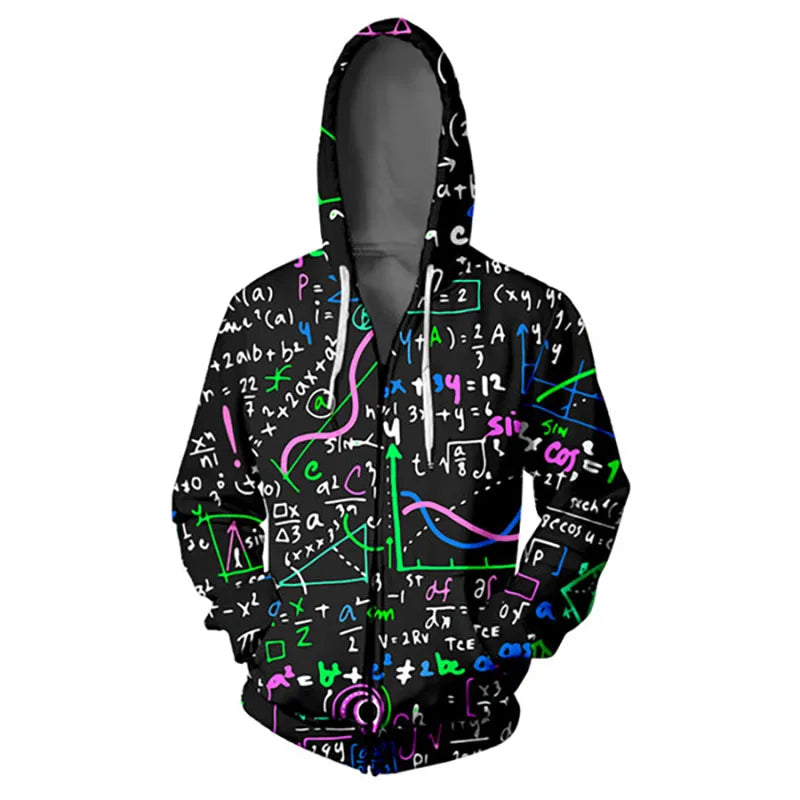 Science Formula Zip Hoodie