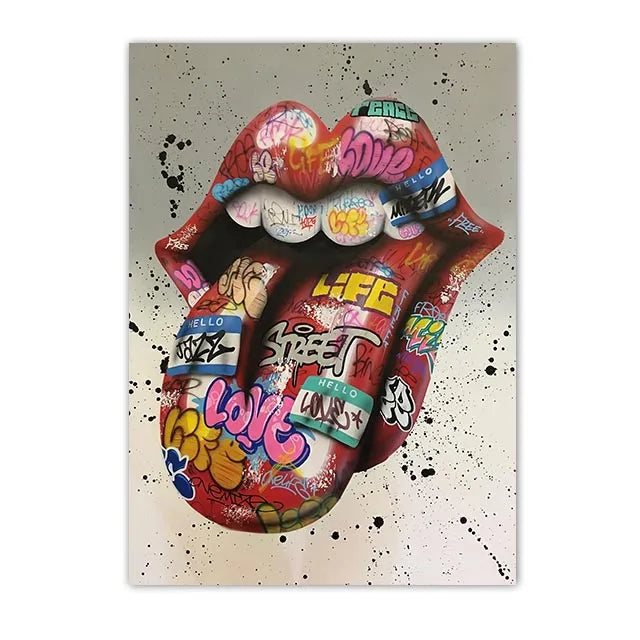 Pop Graffiti Canvas Print