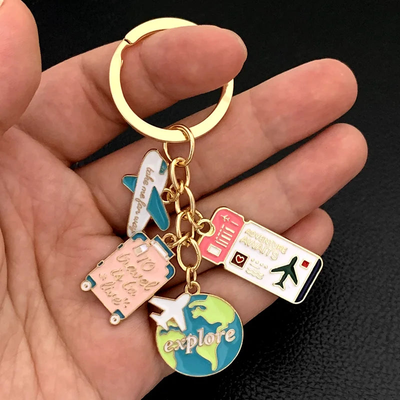 Travel Enamel Keyring