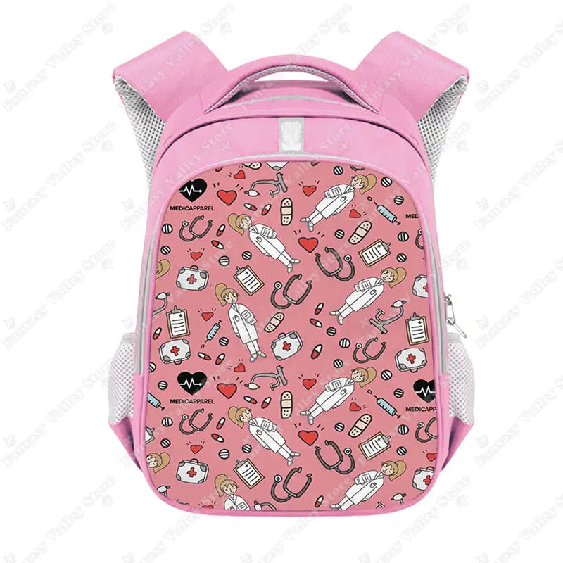 ECG Print School Backpack
