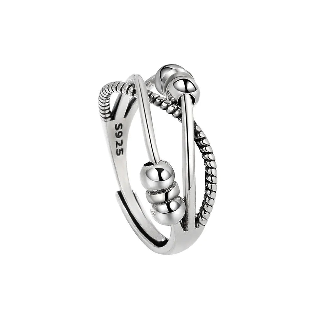 Anti-Stress Spinning Knuckle Ring