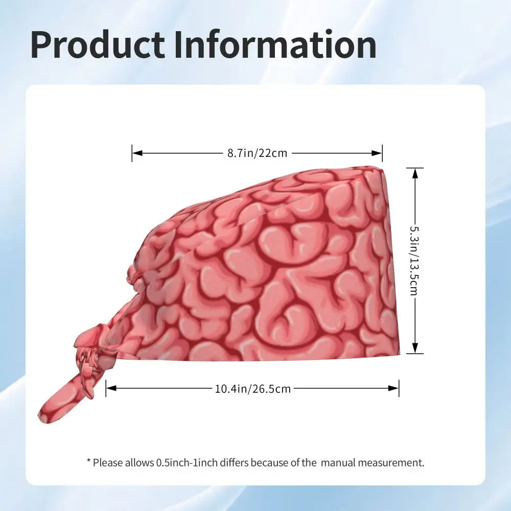 Brain Pattern Scrub Cap