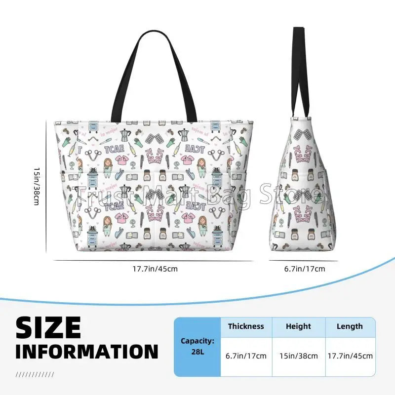 Extra Large Nurse Beach Tote