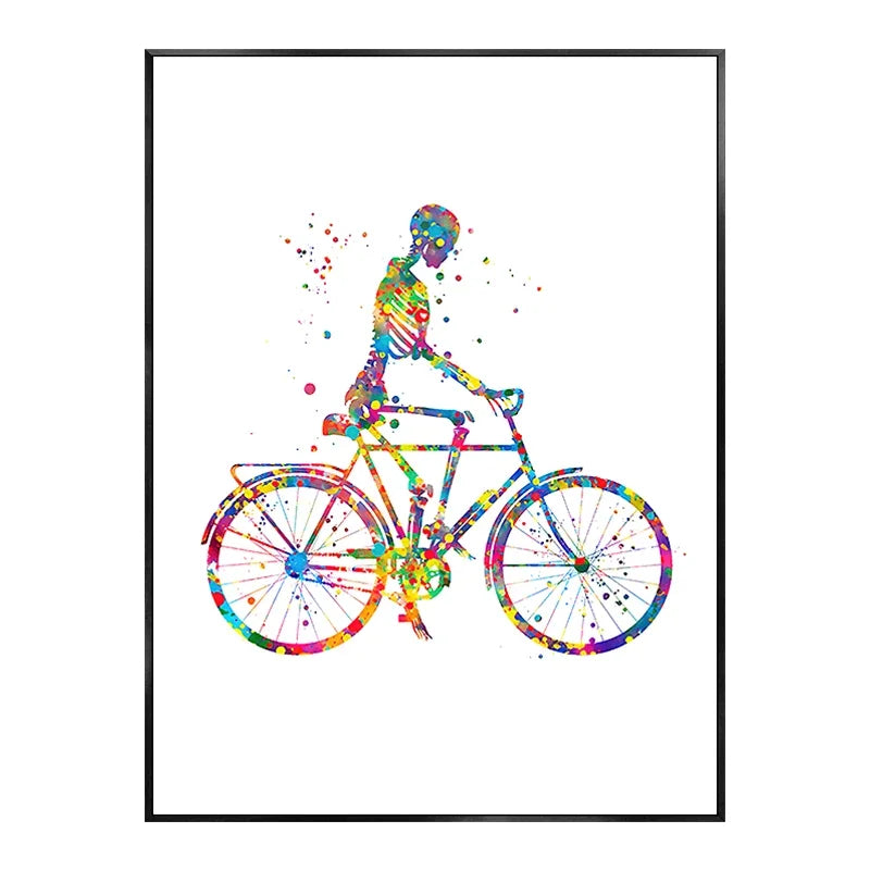 Skeleton Bones Anatomy Canvas Art