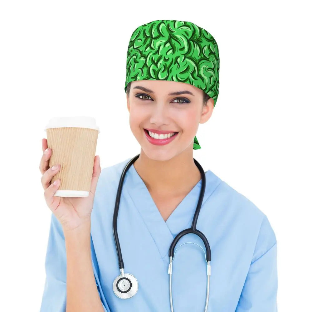 Brain Pattern Scrub Cap