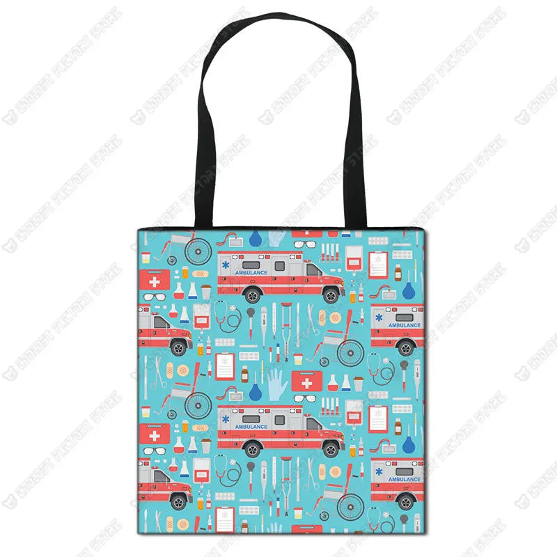 Nurse Angel Canvas Tote