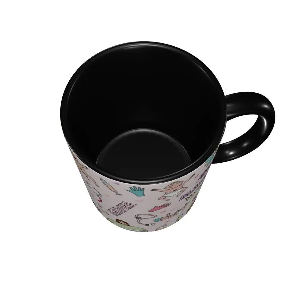 Heartbeat & Stethoscope Ceramic Mug