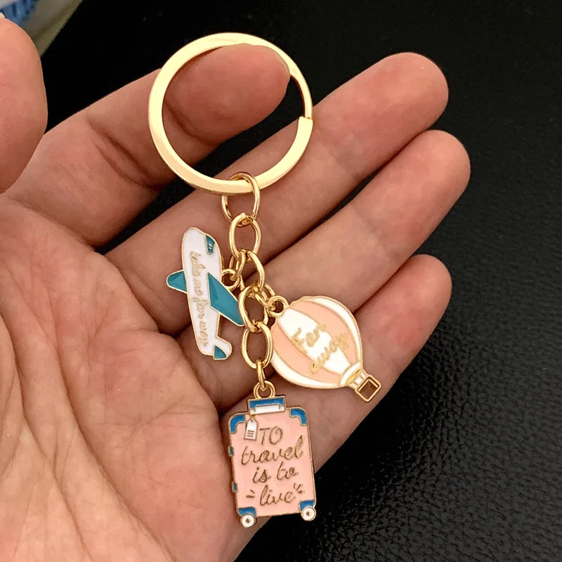 Travel Enamel Keyring
