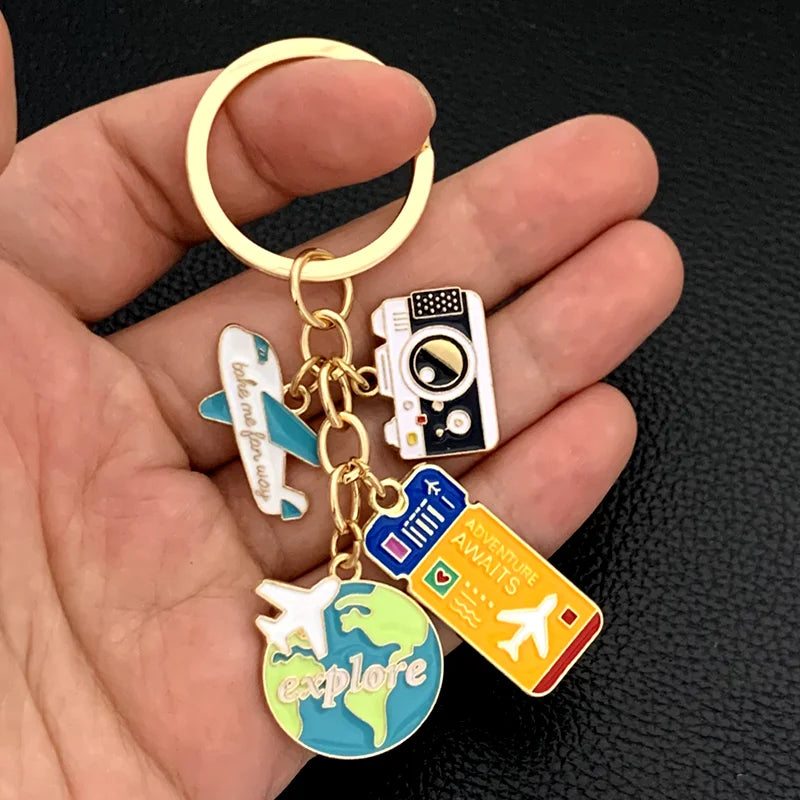 Travel Enamel Keyring