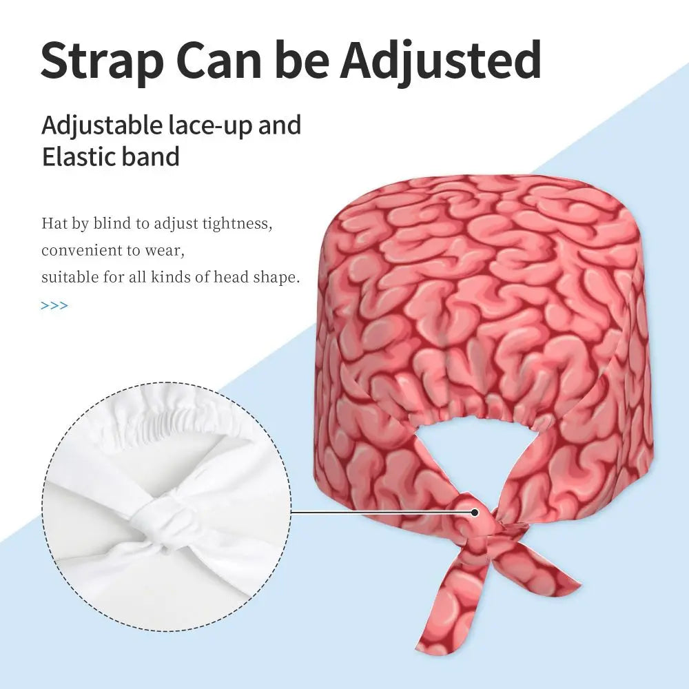 Brain Pattern Scrub Cap